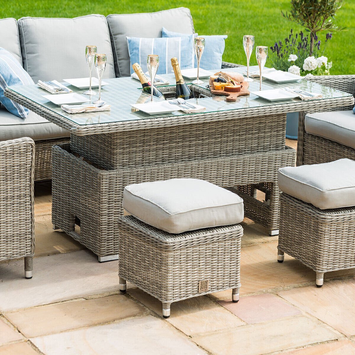Oxford Rattan Sofa Set – Modern Outdoor Comfort - Image 2