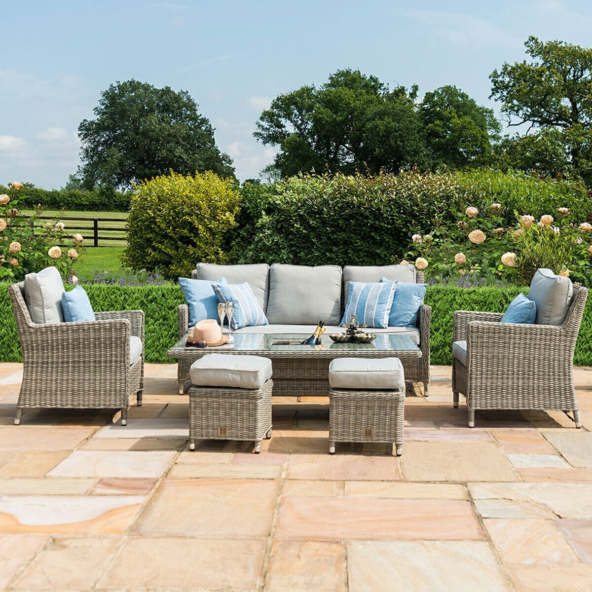 Oxford Rattan Sofa Set – Modern Outdoor Comfort - Image 4