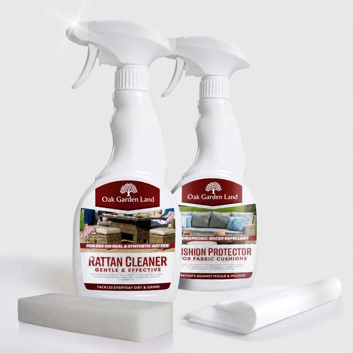 Oak Garden Land - Rattan Garden Furniture Cleaning & Protector Kit