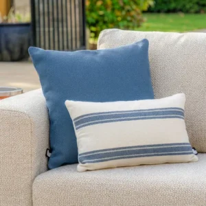 Extreme Lounging - Pair of Aquaclean Mist Outdoor Scatter Cushions - Blue