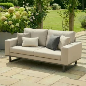 Oak Garden Land - Outdoor Fabric Ethos 2 Seat Sofa - Oatmeal