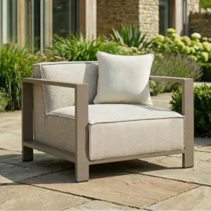 Oak Garden Land - Outdoor Fabric Ibiza Armchair - Latte