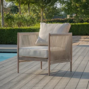 Oak Garden Land - Havana Rope Weave Lounge Chair