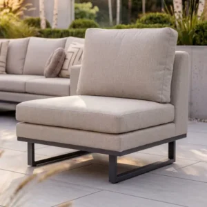 Oak Garden Land - Outdoor Fabric Ethos Centre Piece - Oatmeal