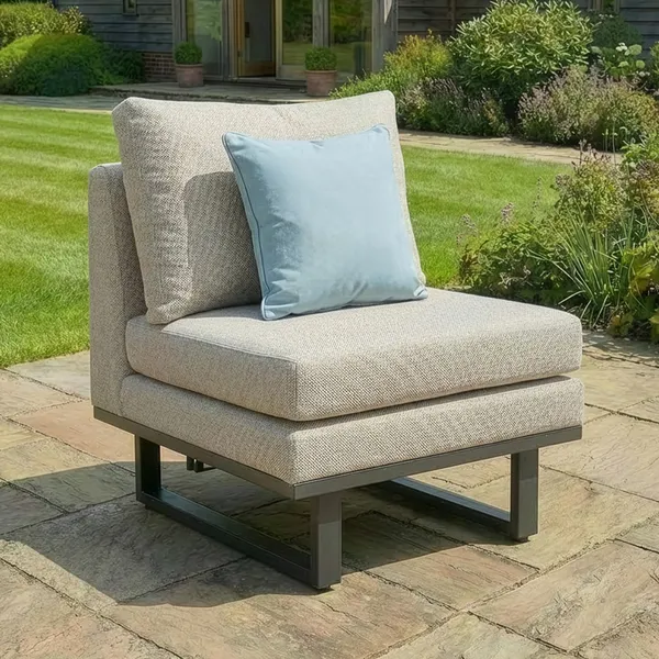 Oak Garden Land - Outdoor Fabric Ethos Centre Piece - Latte