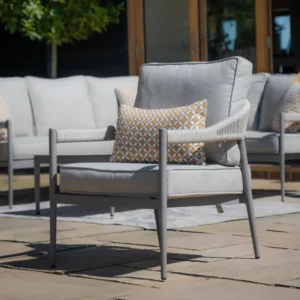 Oak Garden Land - Florence Rope Weave Lounge Chair